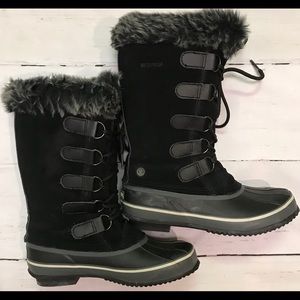 Black Snow Boots